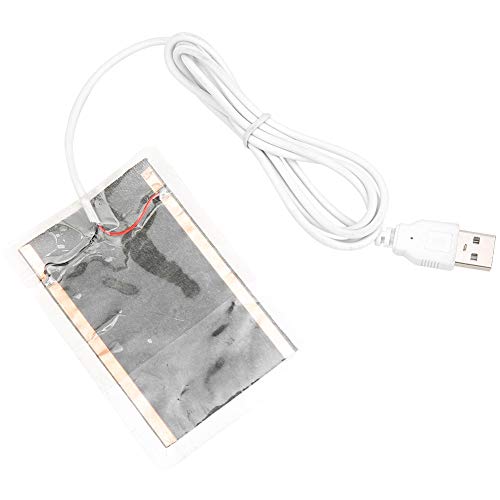 Almohadilla Térmica, Alfombrilla Térmica Cómoda, Alfombrilla Térmica para Fiebre Eléctrica Suave de Baja Potencia, Duradera para Juguetes Pequeños para Mascotas para Alfombrilla de Ratón