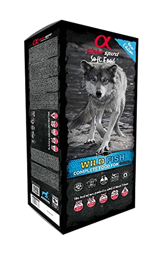ALPHA 3002209 Spirit Canine Adult Pescado HUMEDO MONODOSIS 9KG, Negro, 9 kg (Paquete de 1), 9000