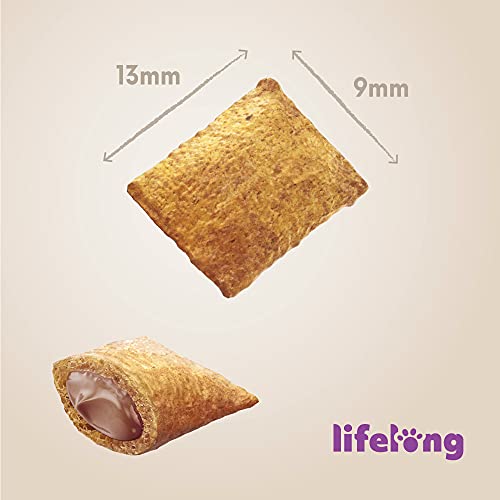 Amazon Brand - Lifelong Deliciosos premios con pato para Gatos, 2 x 350g