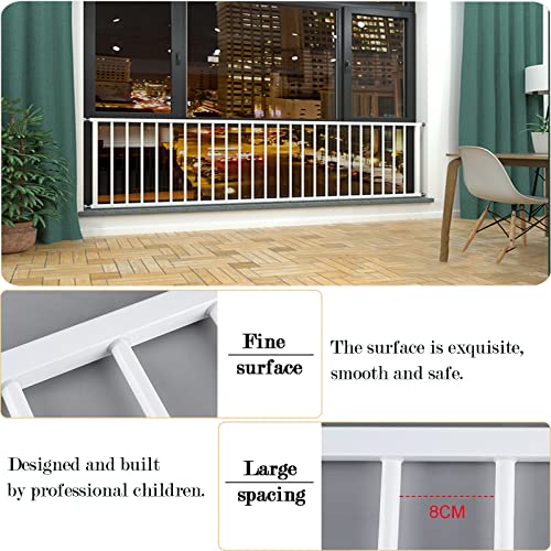AMSXNOO Barras de Seguridad para Ventana, Robo Proteccion Sin Perforaciones Metal Barrera Safety, Ventana Guardia Barras para Niños Bebés (Tamaño : 80X40CM)