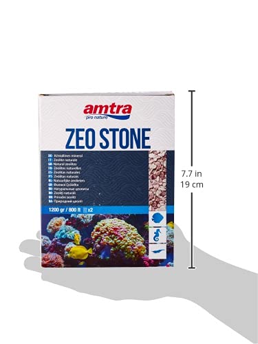 Amtra Zeo Stone, 1200 gr, 1.2 kg (Paquete de 1)