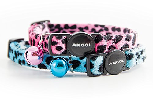 Ancol Collar para Gatos Acticat de Terciopelo Estampado Leopardo