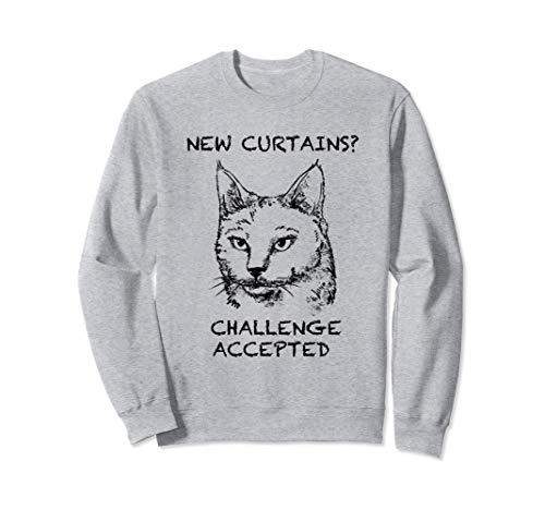 Angora Cita de gato divertido arte dibujado a mano Sudadera