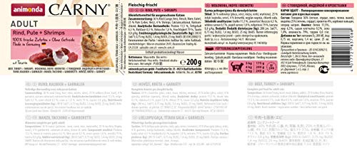 Animonda Carny Adult Rind & Pute & Shrimps 200g (Menge: 6 je Bestelleinheit)