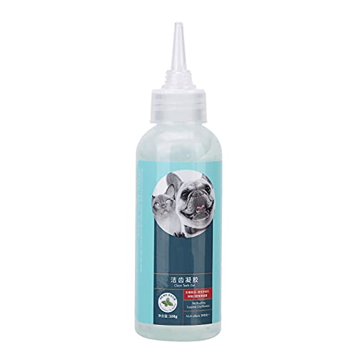 Annjom Gel de Dientes de Menta para Mascotas, Gel de Dientes para Mascotas Que Ayuda a Las Mascotas a digerir el Gel de Cuidado Dental para Mascotas con Ingredientes Naturales para Mascotas para