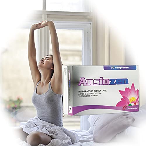 Ansiozen 30 comprimidos suplemento de ansiedad y estrés, completamente natural y a base de triptófano