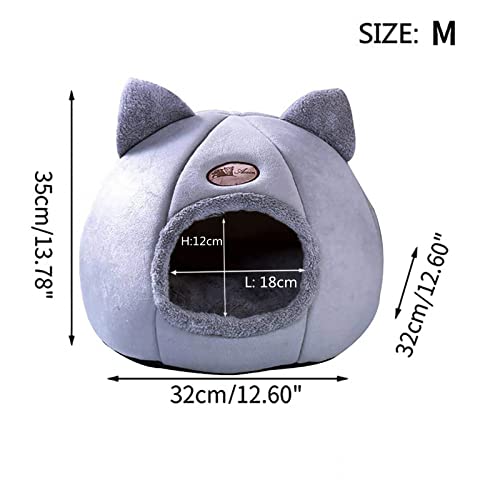 AOOCEEH Cama Gato Invierno Camitas para Gatos Cama para Mascotas Cojin Gato Camas para Gatos Cueva Camas Gato Cojin para Gatos Cama para Perros Grandes Casita Gato Cama para Gato Gatos Cama