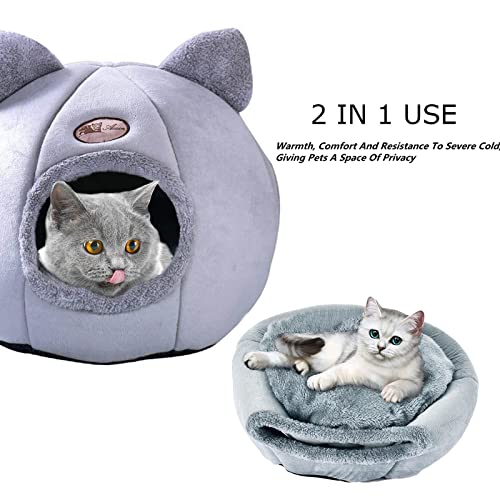 AOOCEEH Cama Gato Invierno Camitas para Gatos Cama para Mascotas Cojin Gato Camas para Gatos Cueva Camas Gato Cojin para Gatos Cama para Perros Grandes Casita Gato Cama para Gato Gatos Cama