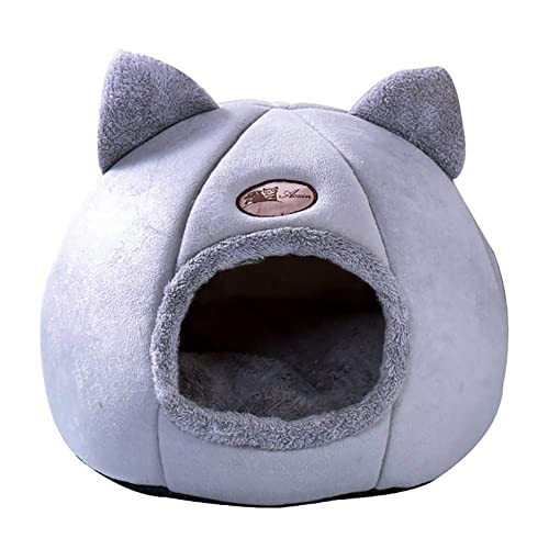 AOOCEEH Cama Gato Invierno Camitas para Gatos Cama para Mascotas Cojin Gato Camas para Gatos Cueva Camas Gato Cojin para Gatos Cama para Perros Grandes Casita Gato Cama para Gato Gatos Cama