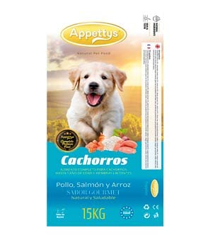 Appettys Puppies Pienso para Perros Cachorros 15 KG - Piensos para Cachorros Pienso Económico para Cachorros