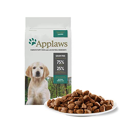 Applaws Comida Seca para Perros Puppy pequeña/Medium Breed gallina, Paquete de 1 Unidad (1 x 7,5 kg)