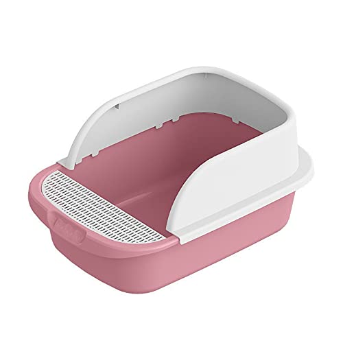 arenero Gatos Mascota Inodoro Gato bedpans Cat Bandeja de Perro Bandeja de Arena plástico Anti Splash caspan Gatos litera Caja Gato Perro Limpio Aseo Suministros Cajas de Arena
