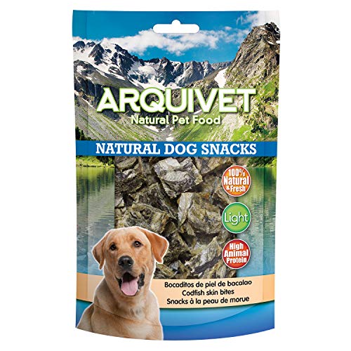 Arquivet Bocaditos de piel de bacalao - Natural Cat Snacks - Snacks gatos - 70 g