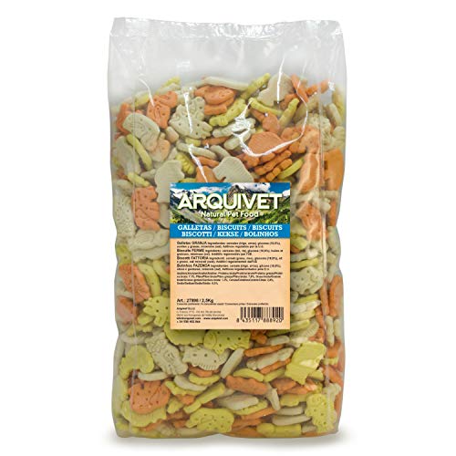 Arquivet Galletas Granja 2,5 Kg para Perros - Snacks Naturales para Perros - Chuches para Perros - Golosinas Naturales para Mascotas - Mejores Snacks para Perro