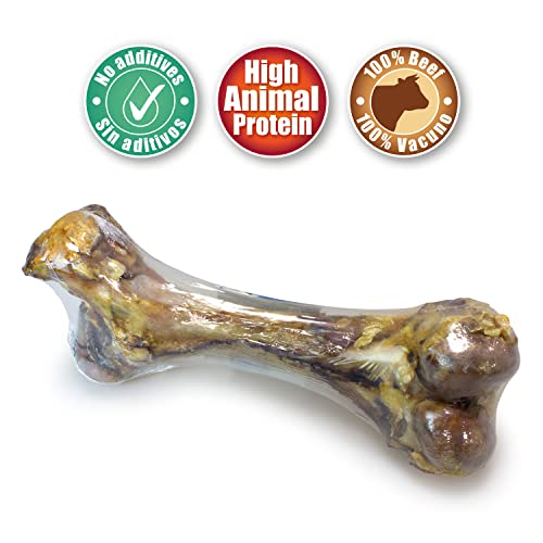 Arquivet Hueso de buey "Mamut" para perros - Snacks Naturales para perros - Snack dental canino - Chuches para perro - Golosinas para perro - Hueso masticable para perros