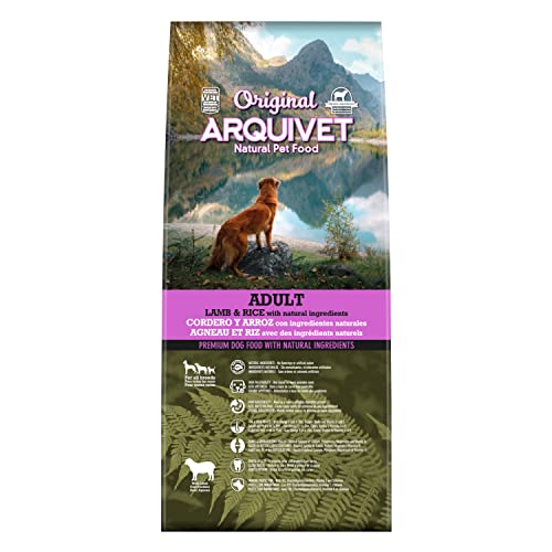 Arquivet Original Adult - Pienso para Perros Adultos - Cordero y arroz - Comida para Perros - Alimento seco para Perros - Alimentación Canina - Pienso Saludable - 12 kg