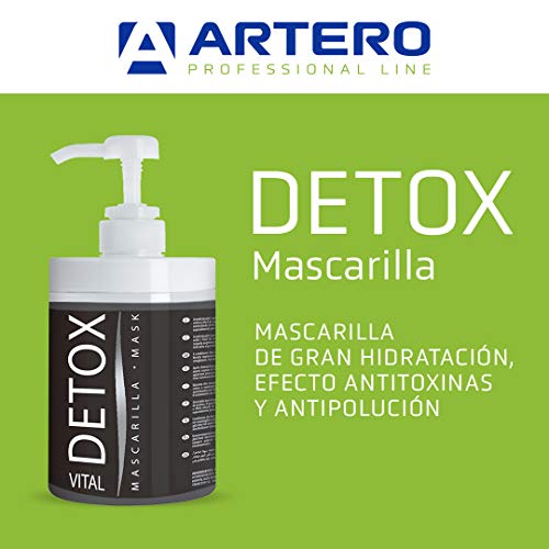 Artero Detox Vital. Mascarilla de Carbón Activo para Perros y Gatos. 650ml