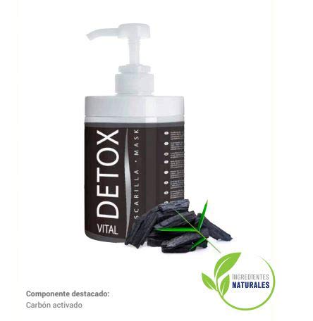 Artero Detox Vital. Mascarilla de Carbón Activo para Perros y Gatos. 650ml