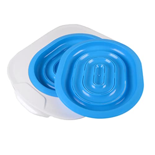 ARTMINZO Sistema de Entrenamiento para Inodoro de Gatos Kit de Entrenador de Inodoro para Gatos Enseñar a los Gatos a Usar el Inodoro Diseño de Ranura de Material ABS Seguro 4 Bucles de Bandeja