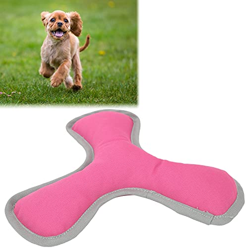AUNMAS Juguete Interactivo Molar para Perros, Juguete Impermeable para Búsqueda De Perros, Suave Vivo para Los Lagos para Piscinas(Rosado)