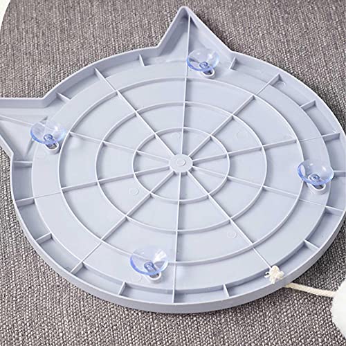 Bagalqio Tablero Rascador para Gatos, Rascador para Gatos, Tablero Rascador De Uñas para Esmerilar Gatos De Sisal Colgante con 4 Ventosas, Almohadilla para Raspar Gatos con Estructura ABS Original