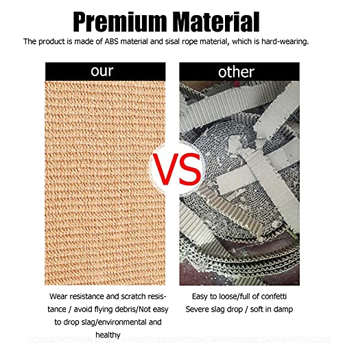 Bagalqio Tablero Rascador para Gatos, Rascador para Gatos, Tablero Rascador De Uñas para Esmerilar Gatos De Sisal Colgante con 4 Ventosas, Almohadilla para Raspar Gatos con Estructura ABS Original
