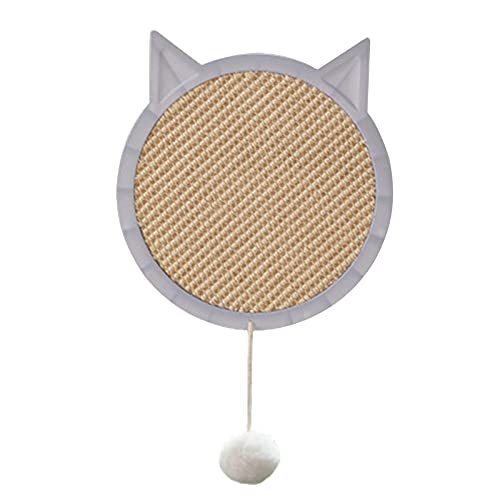 Bagalqio Tablero Rascador para Gatos, Rascador para Gatos, Tablero Rascador De Uñas para Esmerilar Gatos De Sisal Colgante con 4 Ventosas, Almohadilla para Raspar Gatos con Estructura ABS Original