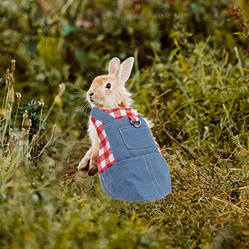 Balacoo Arnés de Conejito Chaleco Y Correa Ropa de Conejo Disfraz de Mascota para Pequeños Animales de Conejo Erizo Hurón Cerdito Ardilla