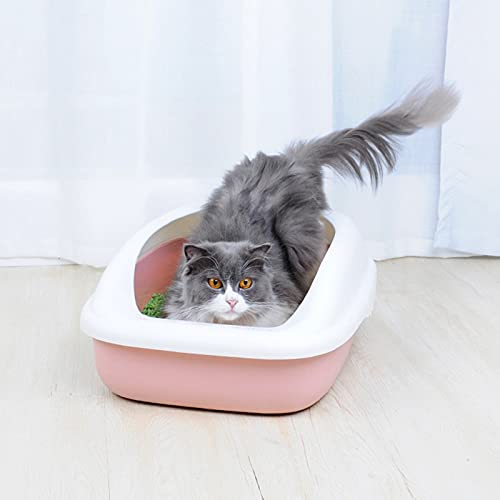 Bandeja higiénica para Gatos Modelo Arenero para Gatos Lecho higiénico para Gatos Abierto Surtidos Caja de Arena para Gatos,Blue