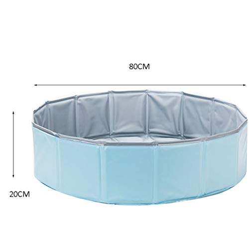 Bañera para Perros Baño para Mascotas Bañera para Gatos Bañera Plegable Medio Grande Suministros para el baño para Perros Azul Rosa Amarillo (Color : Pink)