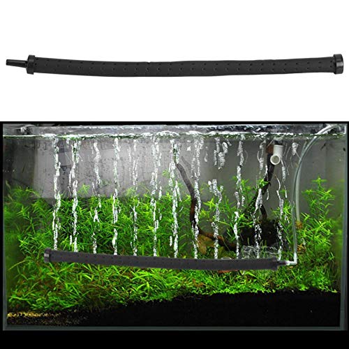 Barra de Burbujas, Plástico, Oxígeno, Acuario, Barra de Burbujas de Aire para Acuario, Pecera, Accesorios de Acuario para Mejorar la Circulación del Agua(5 paquetes de una sola cabeza de 30cm)