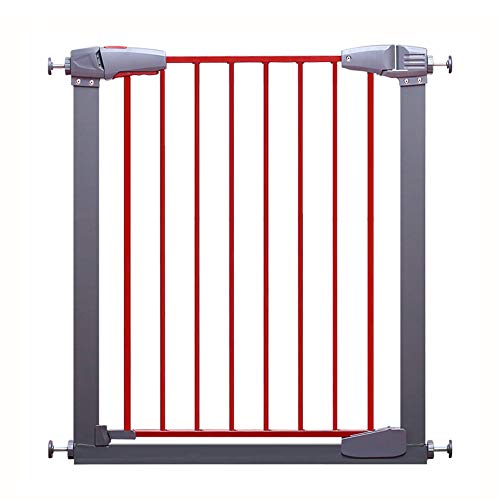 Barrera de Seguridad, Presión Compuerta De Seguridad Fit, Puerta De Metal For Niños, Bebé Y Perro Casero De La Puerta De La Escalera Gates, De Cierre Automático, Fácil De Instalar, Se Adapta A Los Esp