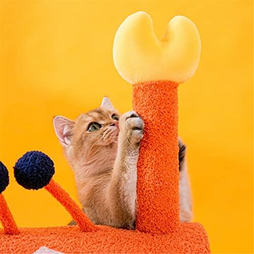 BDBD Poste Rascador para Árbol y Torre para Gatos, Torre Estable para Gatos con 1 Habitación, Muebles de Actividades para Mascotas en el Interior, Casa de Juegos