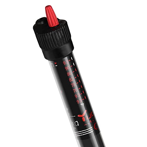 Bekasa Calentador de acuario, cristal grueso, regulador de temperatura ajustable, calentador de acuario, calentador tropical para acuario, mantiene la temperatura estable para tortugas Betta (100 W)