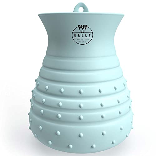 Belly Limpiador Patas Perro Grande y Pequeño - Limpia Patas Perro Portátil de Silicona - Limpiador de Patas para Perros Grandes, Medianos y Pequeños - Taza Limpia Patitas Perro con Cepillo por Dentro