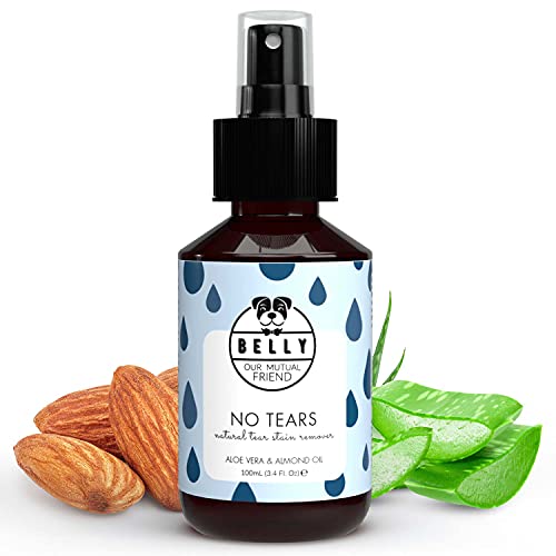 BELLY Spray Limpiador Ojos Perros con Aloe Vera - Limpiador Ojos Perros Blancos y Negros, Hidrata los Ojos y Elimina Manchas - Limpiador Ocular, Alternativa a Gotas Ojos y Toallitas Perro Ojos, 100ml