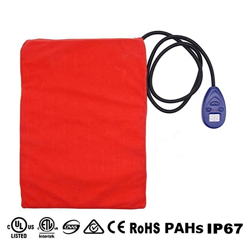 Berocia cama perro mediano gato mascota colchoneta manta Cojín de calefacción Cama eléctrica animal antiarañazos manta electrica Protección de sobrecalentamiento (Medio 30 x 40 cm)