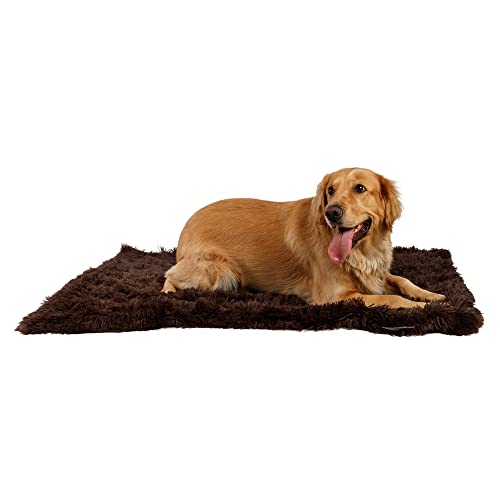 Best Friends by Sheri Manta de lujo para perro y gato de 40 x 50, color chocolate oscuro, a juego, multiuso, alfombra, funda de sofá, calentamiento, PTB-SHG-DRK-4050
