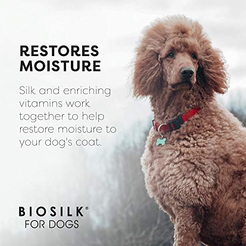 BioSilk for Dogs Terapia de Seda Que acondiciona el espray desenredante con el Aceite de Coco orgánico, Claro