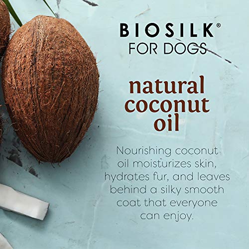 BioSilk for Dogs Terapia de Seda Que acondiciona el espray desenredante con el Aceite de Coco orgánico, Claro