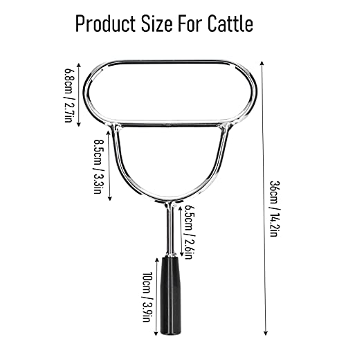 BJAGR Tapón bucal para la cría de Animales, abridor de Boca Veterinario, Lavado gástrico, Accesorios de Suministros para la cría de Animales(XL)