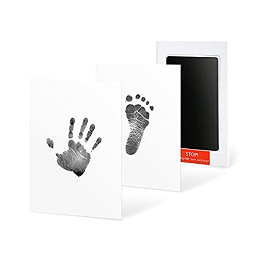 BLENGA Kits de almohadillas de impresión de huella de perro para gatos y perros, kits de tinta para huellas de huellas de bebé, regalos no tóxicos seguros para bebés y mascotas (BK)