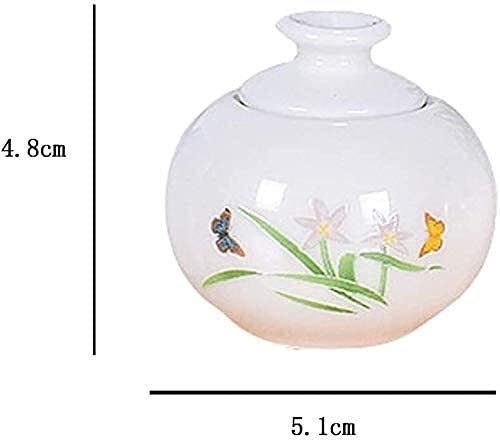 BOCbco Cremation Urns Weewsake Cremation Urns Urns Decorativos para Cenizas Humanas Adulto, Cerámica Hecha a Mano a Prueba de Humedad a Prueba de Humedad Frascos de Cremación de Las Urnas, Urna de Ent