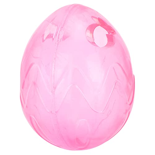 Bola dispensadora de alimentos para gatos ecológicos Juguete de comida lenta para mascotas (rosa roja)