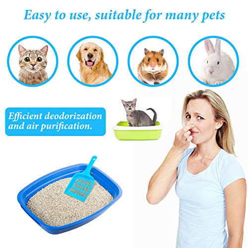 BoloShine Pala para Lecho Bandejas, 3 Unidades Plástico de Arena Recogedor de Arena para Gatos para Mascotas Tamiz Perros de Cucharas Alimentos Arena Limpieza Herramienta