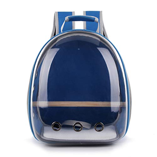 Bolsa de viaje transpirable de 360 ° de viaje para mascotas con cápsula espacial transparente