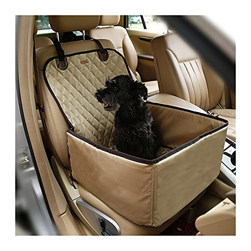 Bolsa para mascotas Asientos de automóviles para perros, asientos de coches para perros para perros pequeños para automóviles 2 en 1 portador para perros plegables CABLE CABLE BOOSTER COBERTURA ANTI-S