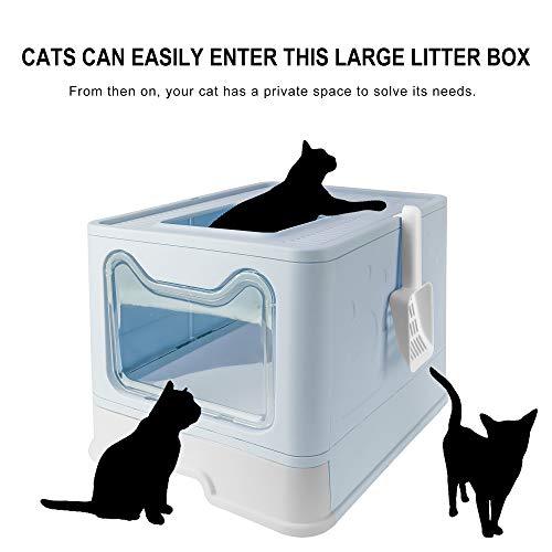 Bolux Caja de arena plegable para gatos
