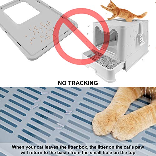 Bolux Caja de arena plegable para gatos