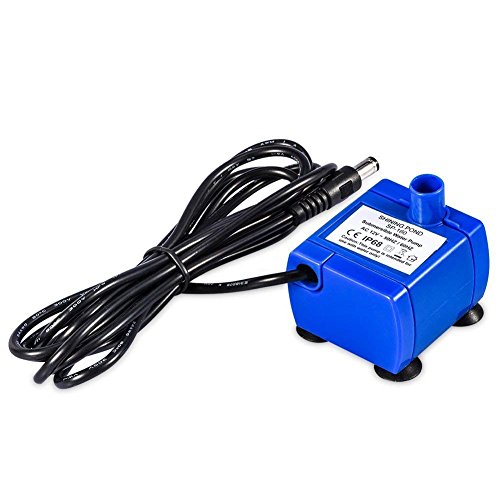Bomba de agua para mascotas, bomba de repuesto para flores, fuente de gato, mini súper silenciosa, bomba eléctrica de agua de 2 W, con cable de 1,5 m para fuente de agua para gatos